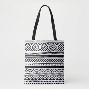 Etnische stam: Handgemaakt Patroon Tote Bag