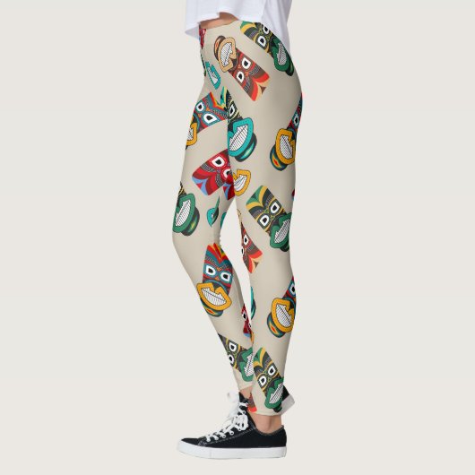 Etnische stammaskers leggings (Links)