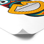 Etnische stammaskers poster (Hoek)