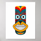 Etnische stammaskers poster (Voorkant)