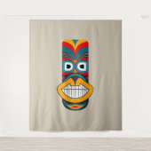 Etnische stammaskers wandkleed (Voorkant)