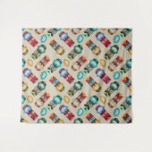 Etnische stammaskers wandkleed (Voorkant (horizontaal))