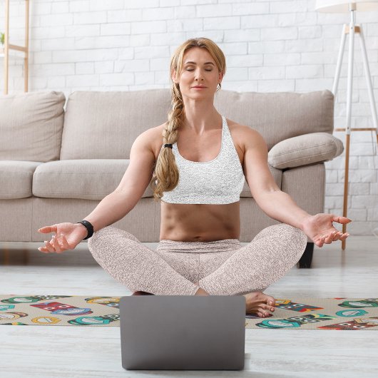 Etnische stammaskers yogamat