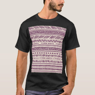 Etnische stammen: naadloos geometrisch patroon. t-shirt