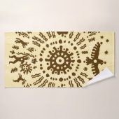 Etnische stammenozon symb badhanddoek (Badhanddoek)