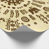 Etnische stammenozon symb cadeaupapier (Hoek)