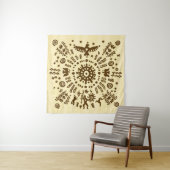 Etnische stammenozon symb wandkleed (In situ)