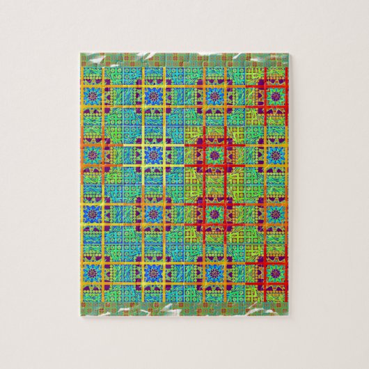 Etnische stammenpatronen.jpg legpuzzel (Verticaal)