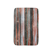 Etnische stamstrepen: tapijtontwerp. badmat (Voorkant Verticaal)