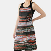 Etnische stamstrepen: tapijtontwerp. schort (Insitu)