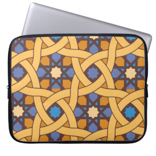 Etnische stijl Abstract mozaïekpatroon Laptop Sleeve