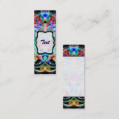 Etnische stijl bladwijzer Visitekaartje (Voorkant / Achterkant)