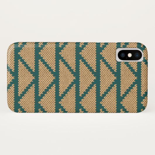 Etnische stijl breid patroon uit Case-Mate iPhone case (Achterkant (horizontaal))