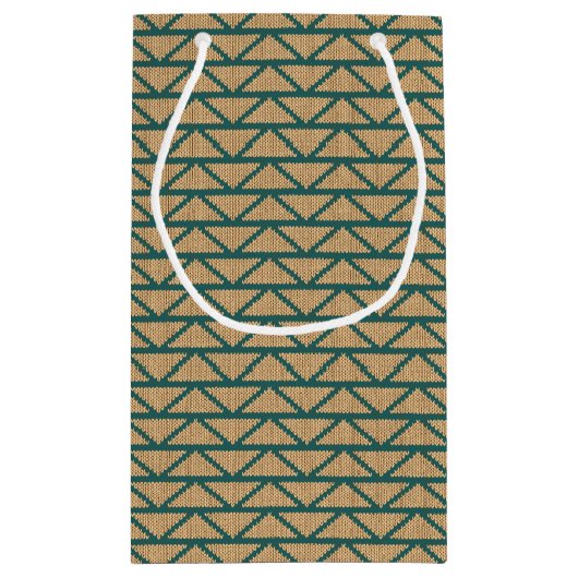 Etnische stijl breid patroon uit klein cadeauzakje (Achterkant)