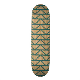 Etnische stijl breid patroon uit skateboard