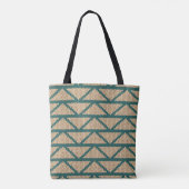 Etnische stijl breid patroon uit tote bag (Achterkant)