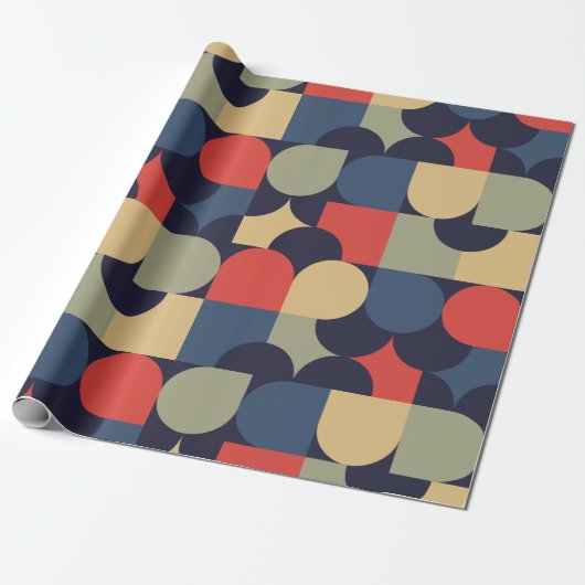 Etnische stijl cadeaupapier (Uitgerold)