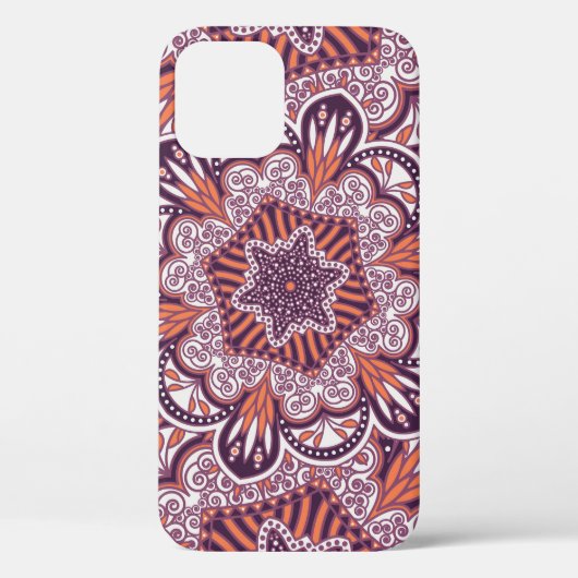 Etnische stijl,  decoratieve textuur. Case-Mate iPhone case (Achterkant)