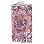 Etnische stijl,  decoratieve textuur. heupfles (Links)
