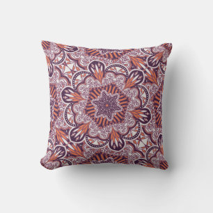 Etnische stijl, decoratieve textuur. kussen