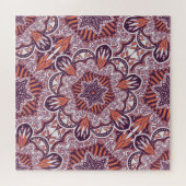 Etnische stijl, decoratieve textuur. legpuzzel (Horizontaal)