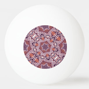 Etnische stijl, decoratieve textuur. pingpongbal