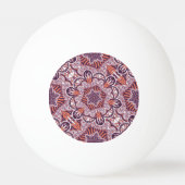 Etnische stijl, decoratieve textuur. pingpongbal (Achterkant)