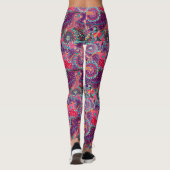 Etnische stijl Dierenpatroon 2 Leggings (Achterkant)