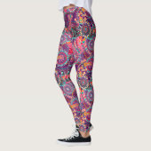Etnische stijl Dierenpatroon 2 Leggings (Links)