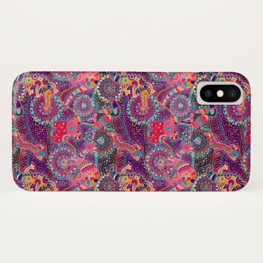 Etnische stijldieren Case-Mate iPhone case (Achterkant (horizontaal))