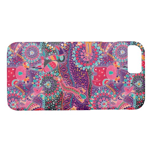 Etnische stijldieren Case-Mate iPhone case (Achterkant (Horizontaal))