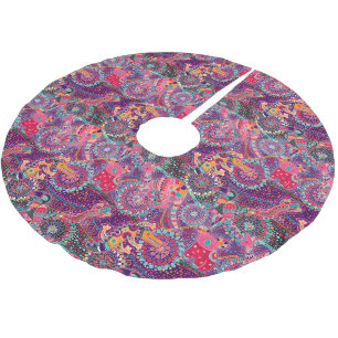 Etnische stijldieren   Monogram 2 Kerstboom Rok