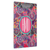 Etnische stijldieren | Monogram Klembord (Rechts)