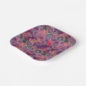 Etnische stijldieren papieren bordje (Gebogen)