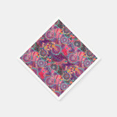 Etnische stijldieren servet (Hoek)