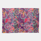 Etnische stijldieren theedoek (Horizontaal)