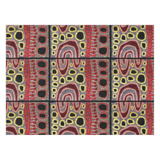 Etnische Tafelkleed (Voorkant (Horizontaal))