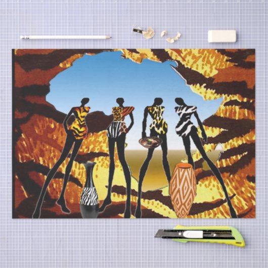 Etnische Tissuepapier (Craft)