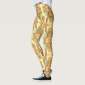Etnische trend: Boheemse naadloze Tegel Leggings (Links)
