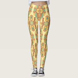 Etnische trend: Boheemse naadloze Tegel Leggings