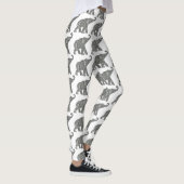 Etnische Tribal Aztec Olifantspatroon Leggings (Rechts)