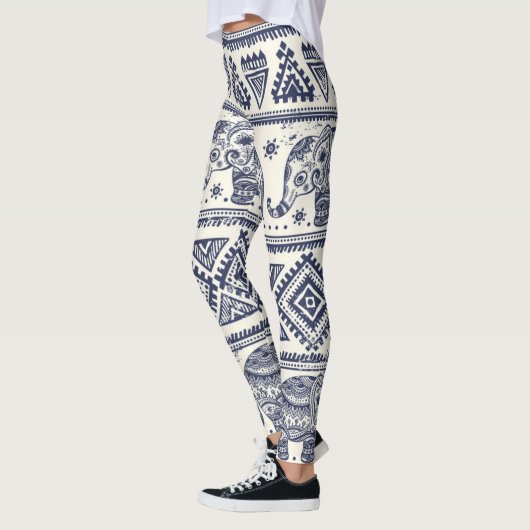 Etnische Tribal Olifant Leggings & Yogabroek (Links)