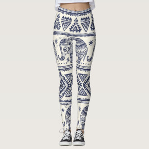 Etnische Tribal Olifant Leggings & Yogabroek