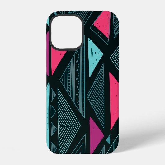 Etnische Tribale Boho: Doodle Vintage. iPhone Hoesje (Achterkant)