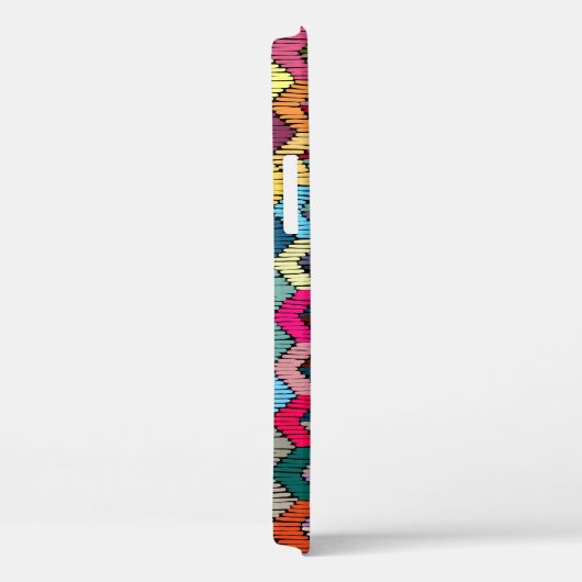 Etnische tribale geborduurde geometrische Case-Mate iPhone case (Achterkant / Rechts)