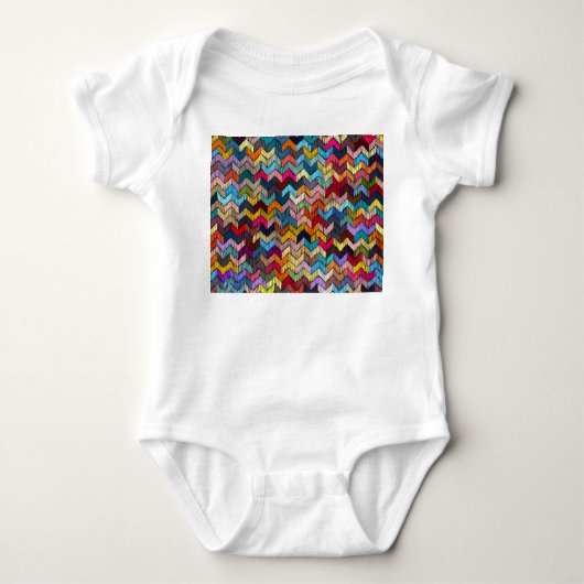 Etnische tribale geborduurde geometrische romper (Voorkant)