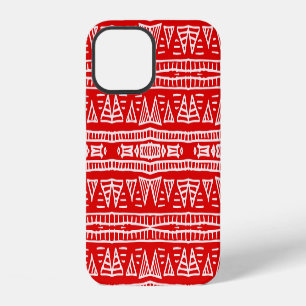 Etnische Tribale Motieven Gestreept Patroon iPhone 12 Hoesje