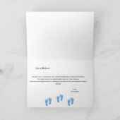 Etnische triplets Dank u Wenskaart Aankondiging (Binnen)