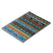 Etnische veren: borduurwerk Boho Chic Notitieboek (Linkerzijde)