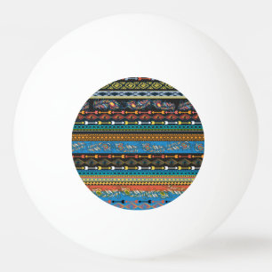Etnische veren: borduurwerk Boho Chic Pingpongbal